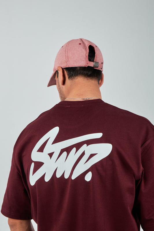 NOLL Signature Tee | Burgundy