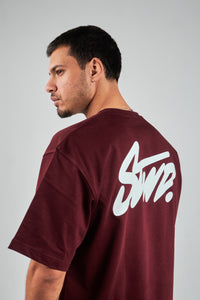 NOLL Signature Tee | Burgundy