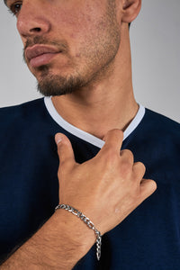 NOLL Ringer Tee – Navy / White