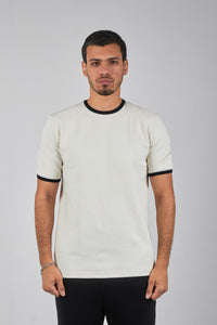 NOLL Ringer Tee – Off White / Black