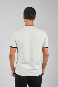 NOLL Ringer Tee – Off White / Black